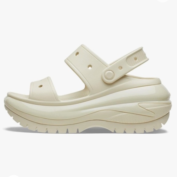 Crocs Mega Crush Sandals - Bone - Picture 4 of 4